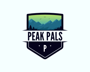 Mountain  Peak Trip logo design