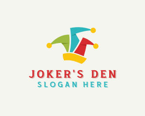 Jester Clown Hat logo design