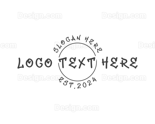 Cool Graffiti Wordmark Logo