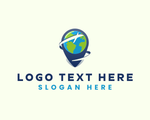 Airplane Cargo Location Logo