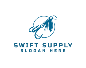 Fishing Hook Supply logo design