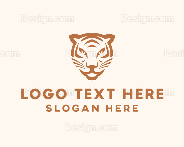 Jungle Tiger Wildlife Logo