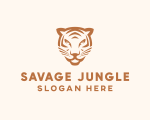 Jungle Tiger Wildlife logo design