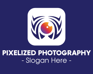 Modern Camera Mobile App logo design