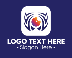 Snapshot - Modern Camera Mobile App logo design