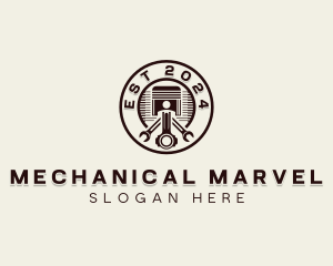 Mechanical Piston Repair logo design