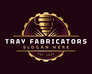 Laser Cutting Fabrication  logo design