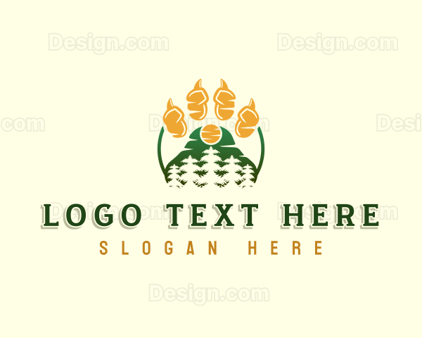 Mountain Claw Pine Tree Logo