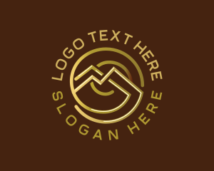 Luxury Mountain Spiral logo