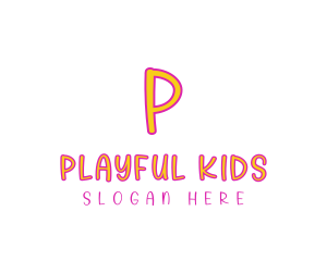 Kiddie Playful Fun  logo design
