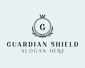 Royal Shield Crown logo design