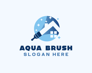 Brush Painter Renovation logo design