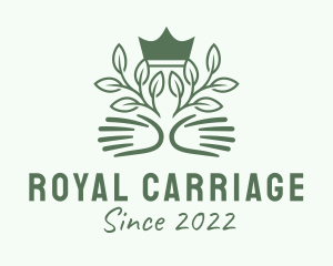 Royal Crown Gardening  logo design