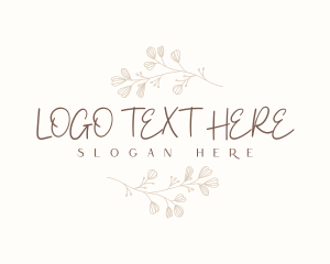 Minimalist Organic Floral logo