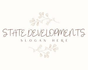 Minimalist Organic Floral Logo