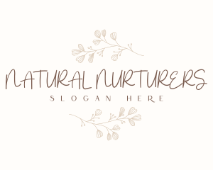 Minimalist Organic Floral logo design