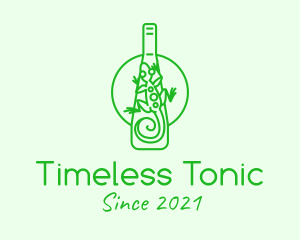 Green Lizard Bottle logo