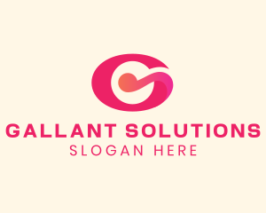 Pink Fancy Letter G logo design