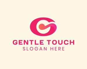 Pink Fancy Letter G logo design