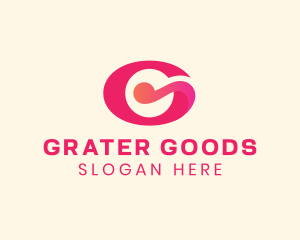 Pink Fancy Letter G logo design