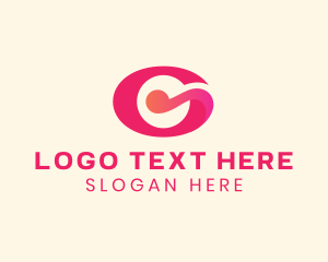 Trendy - Pink Fancy Letter G logo design