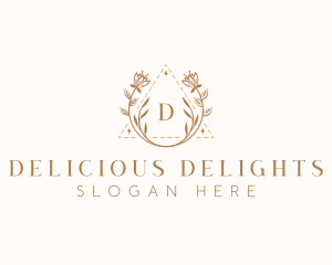 Elegant Floral Boutique logo design