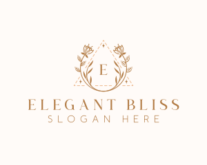 Elegant Floral Boutique logo design