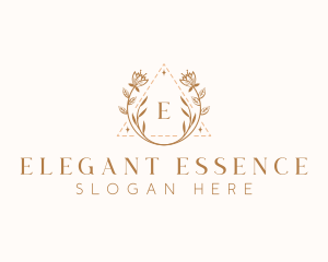 Elegant Floral Boutique logo design