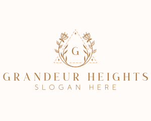 Elegant Floral Boutique logo design