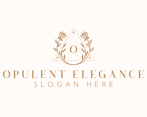 Elegant Floral Boutique logo design