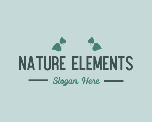 Leaves Organic Nature logo design