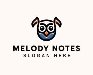 Note Owl Preschool  logo design