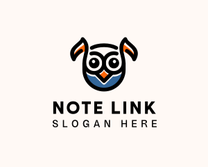 Note Owl Preschool  logo design