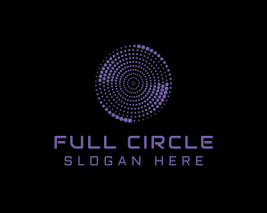 Swirl Circle Tech logo design