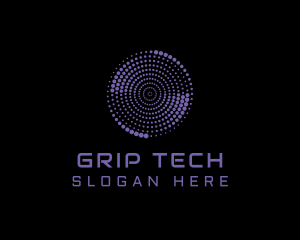 Swirl Circle Tech logo design