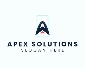 Professional Company Letter A logo design