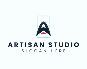 Professional Company Letter A logo design