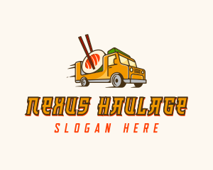 Sushi Food Truck logo design