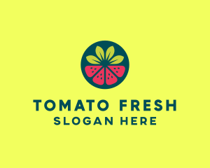 Strawberry Watermelon Fruit logo design