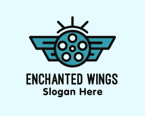 Blue Wing Cinema logo design