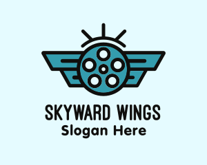 Blue Wing Cinema logo design