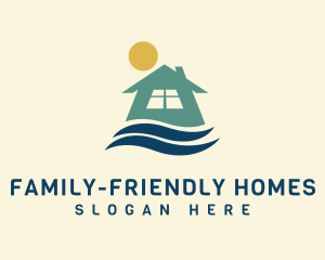 Sunset Home Residence logo design