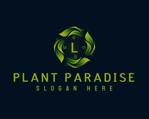 Nature Leaf Plant logo design