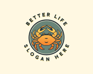 Crab Seafood Cuisine logo design