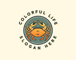 Crab Seafood Cuisine logo design