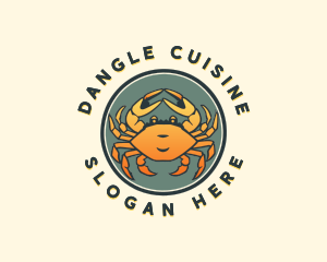 Crab Seafood Cuisine logo design