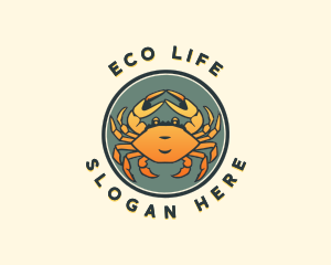 Crab Seafood Cuisine logo design