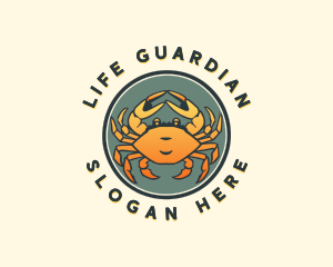 Crab Seafood Cuisine logo design