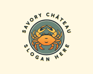 Crab Seafood Cuisine logo design