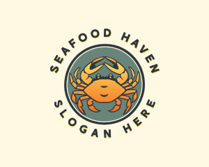 Crab Seafood Cuisine logo design